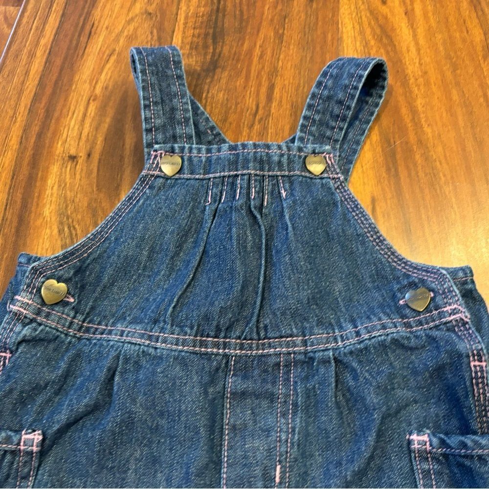 Carhartt denim embroidered overalls - Picture 3 of 7